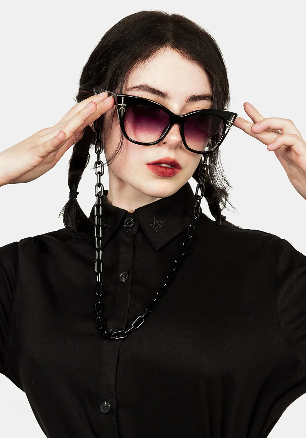 Dagger Cat Eye Sunglasses