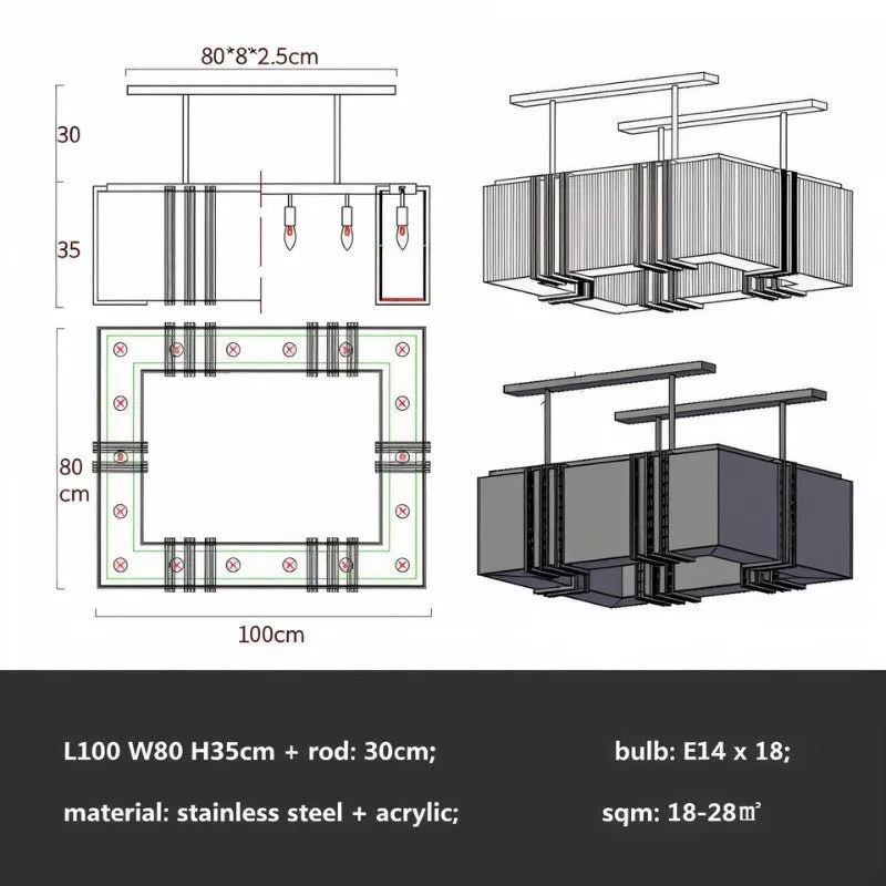 Destello Chandelier