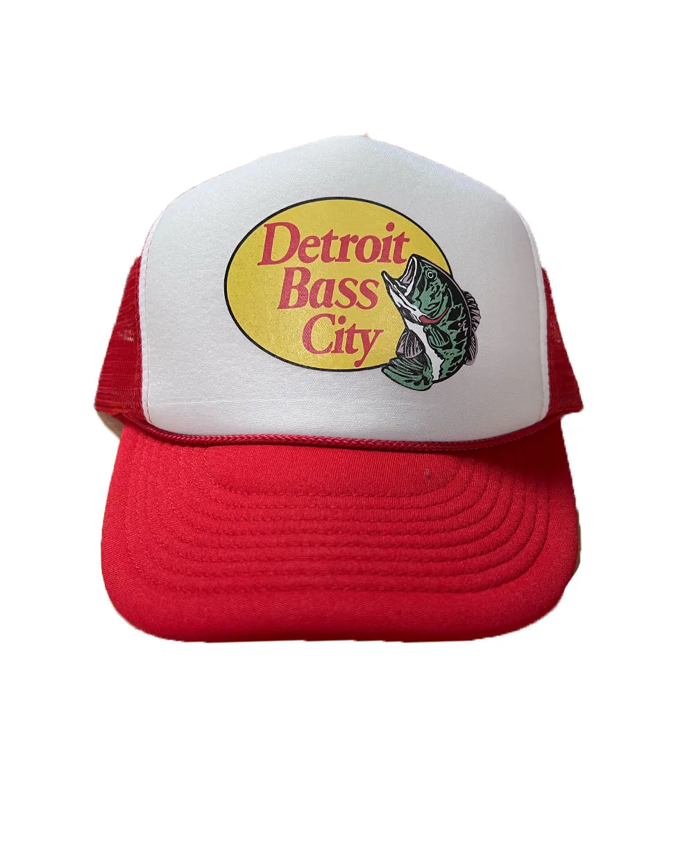 Detroit Bass City Two Tone Foam Trucker