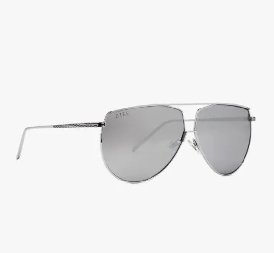 DIFF Star Wars Charitable Eyewear The Mandalorian - Razor Crest Gray Silver Mirror - Polarized Sunglasses