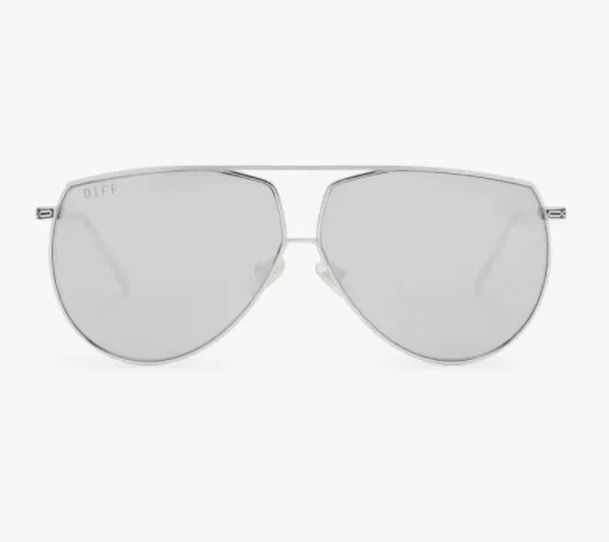 DIFF Star Wars Charitable Eyewear The Mandalorian - Razor Crest Gray Silver Mirror - Polarized Sunglasses