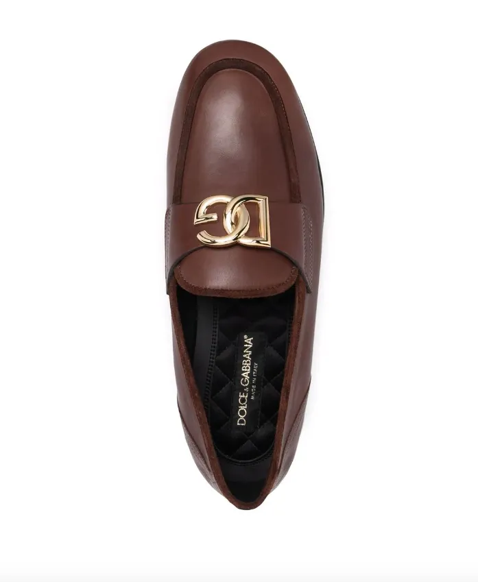 Dolce & Gabbana interlocking DG-plaque loafers