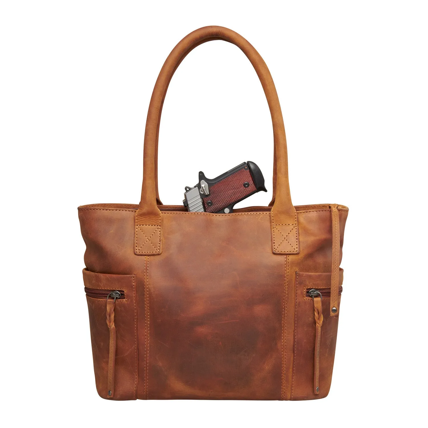 Emerson Leather Concealed Carry Satchel