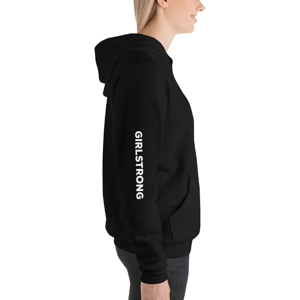 EVERYDAY FLEECE, COZY CHIC HOODIE BLACK - WHO RUNS THE WORLD