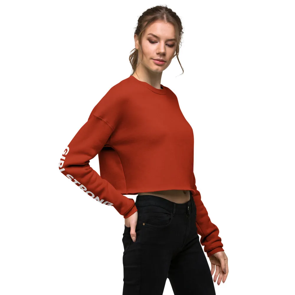 EVERYDAY FLEECE CROPPED SWEATSHIRT BRICK