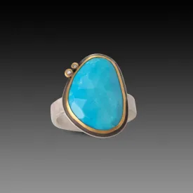 Faceted Turquoise Ring