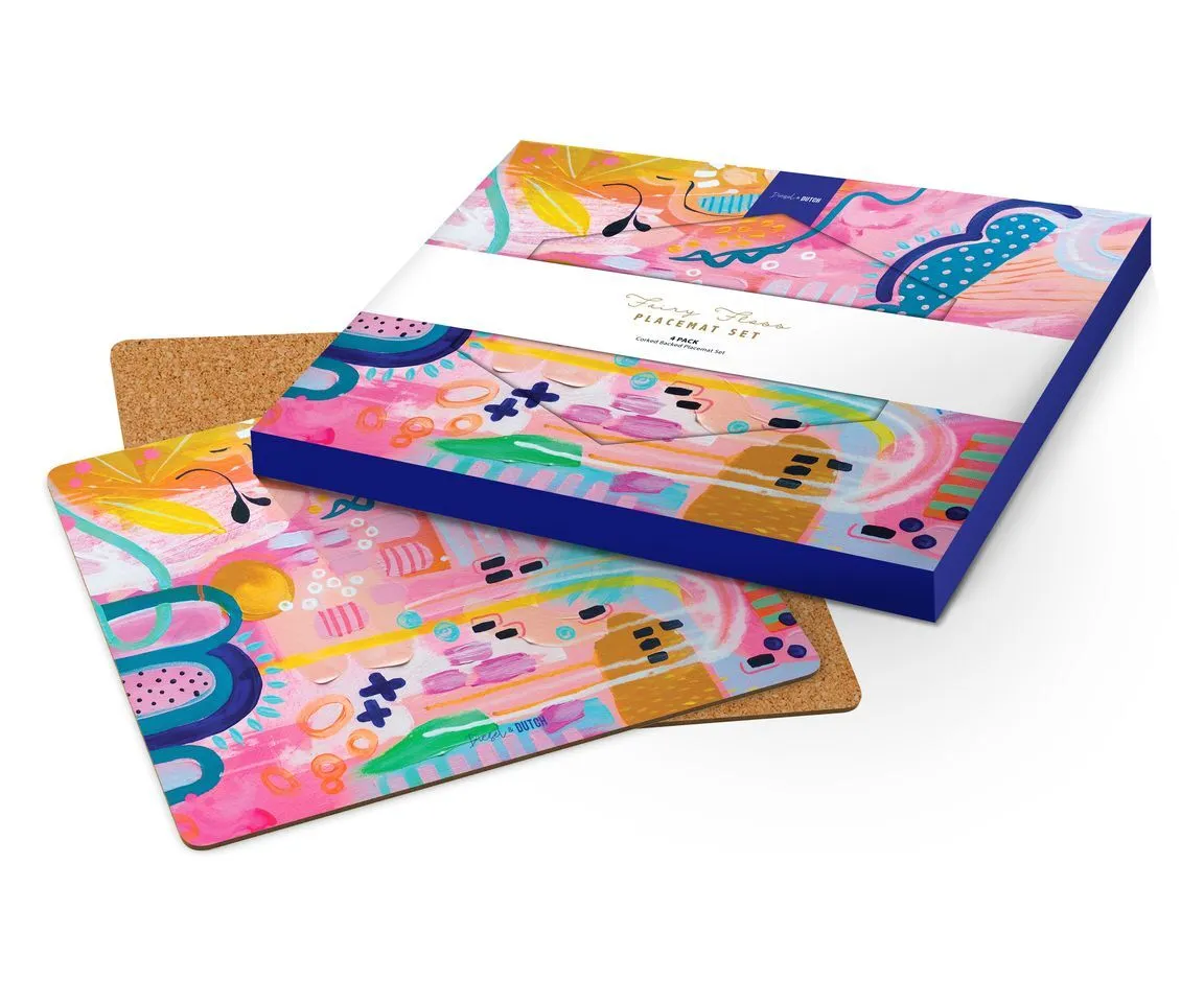 Fairy Floss Placemat Set 4 by Diesel & Dutch