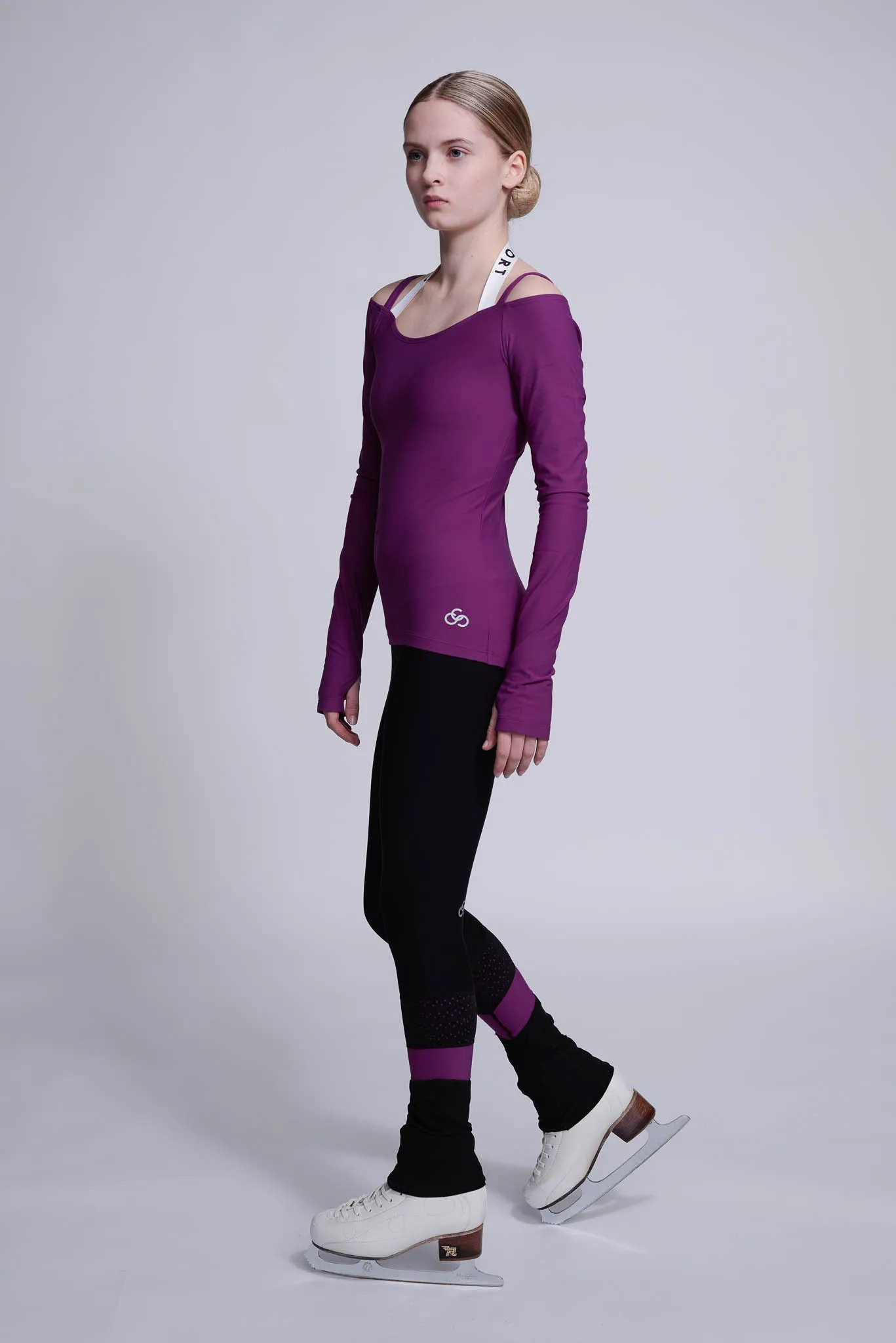 Fearless Long-Sleeve Top in Berry