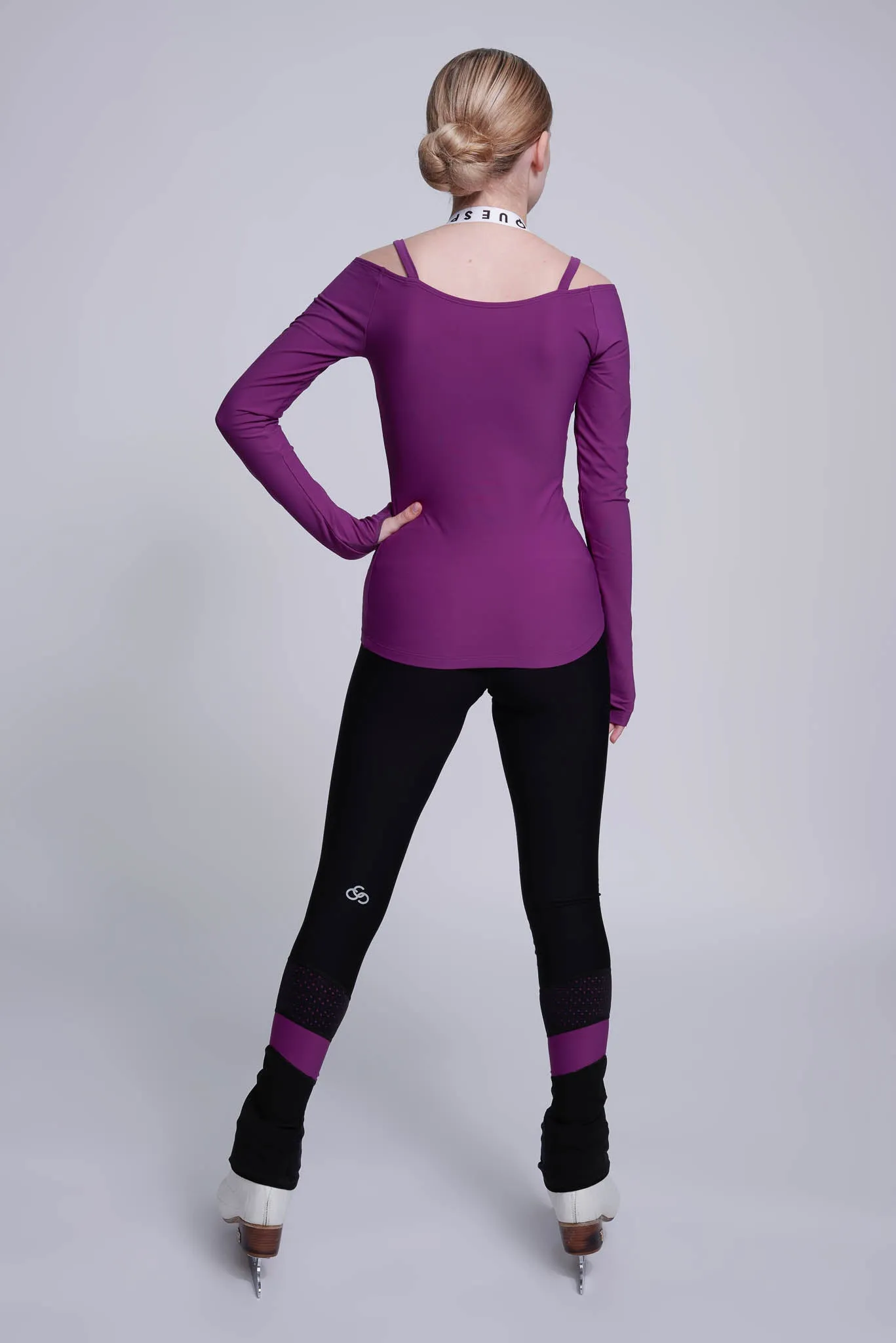 Fearless Long-Sleeve Top in Berry