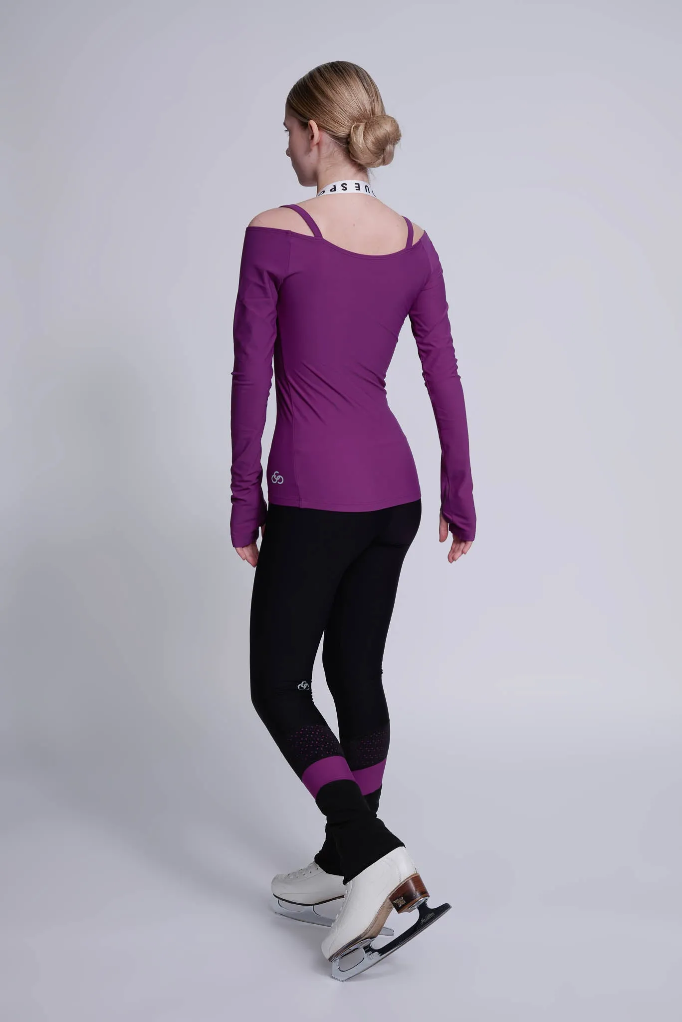 Fearless Long-Sleeve Top in Berry