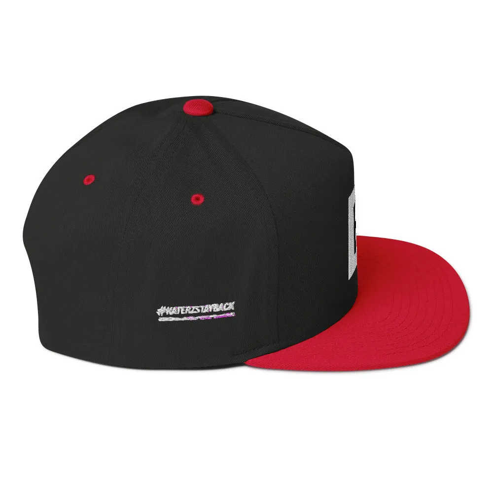 Flat Bill Cap (Black / Red)