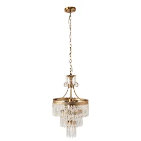 Fleur Gold Finish Chandelier 64x36cm