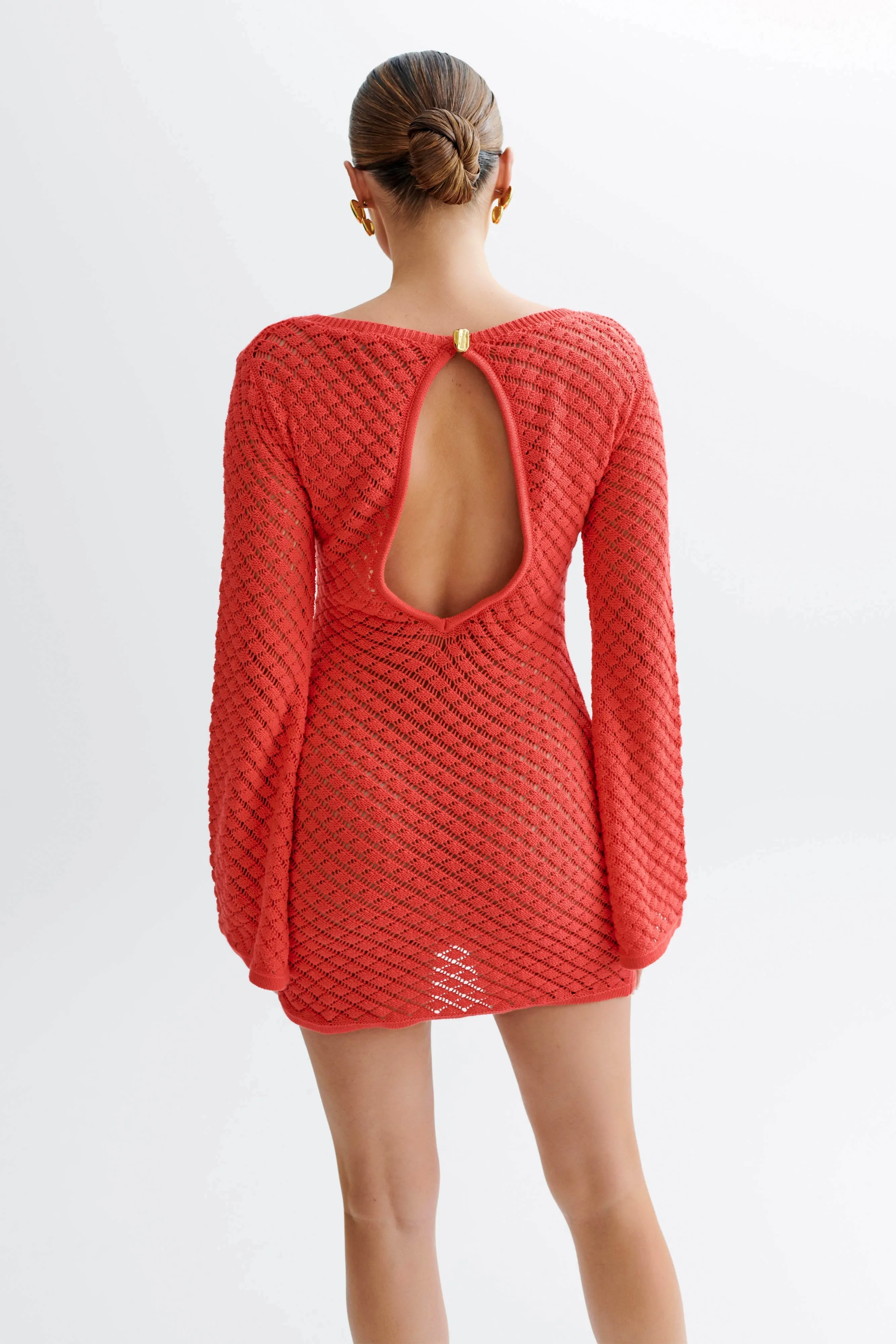 Galilea Knit Mini Dress - Pomegranate