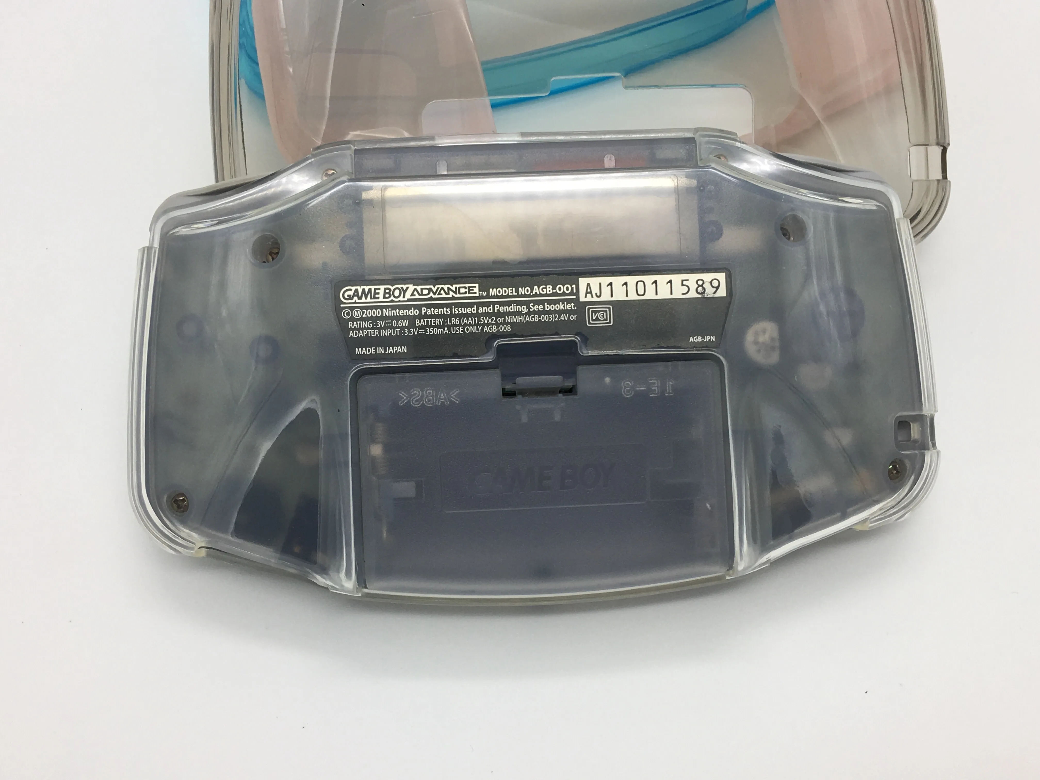 GBA Game Boy Advance TPU Protective Soft Plastic Case