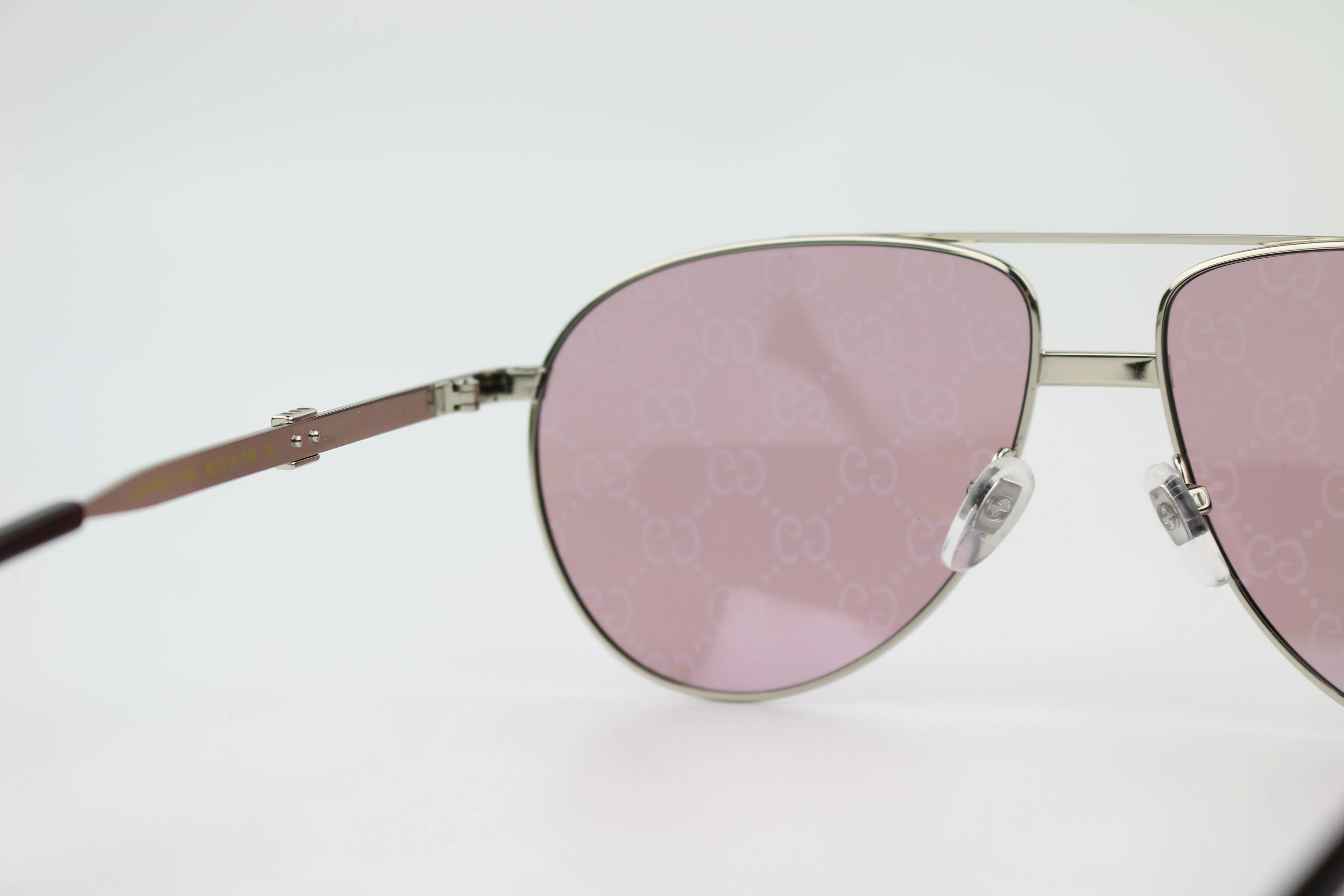 GG Print Mirrored Aviator Sunglasses