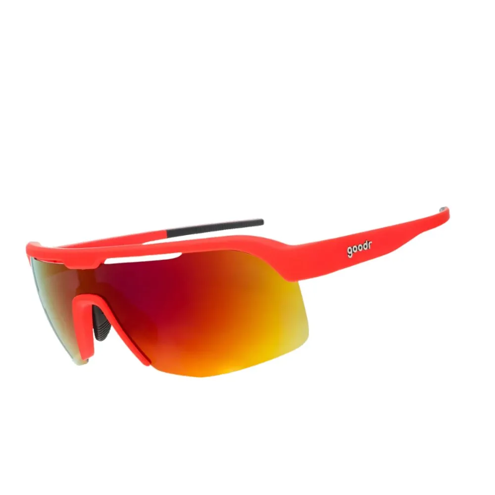 goodr Bolt G Sunglasses - Dante's Shin Splint Inferno