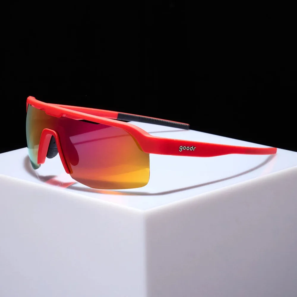 goodr Bolt G Sunglasses - Dante's Shin Splint Inferno