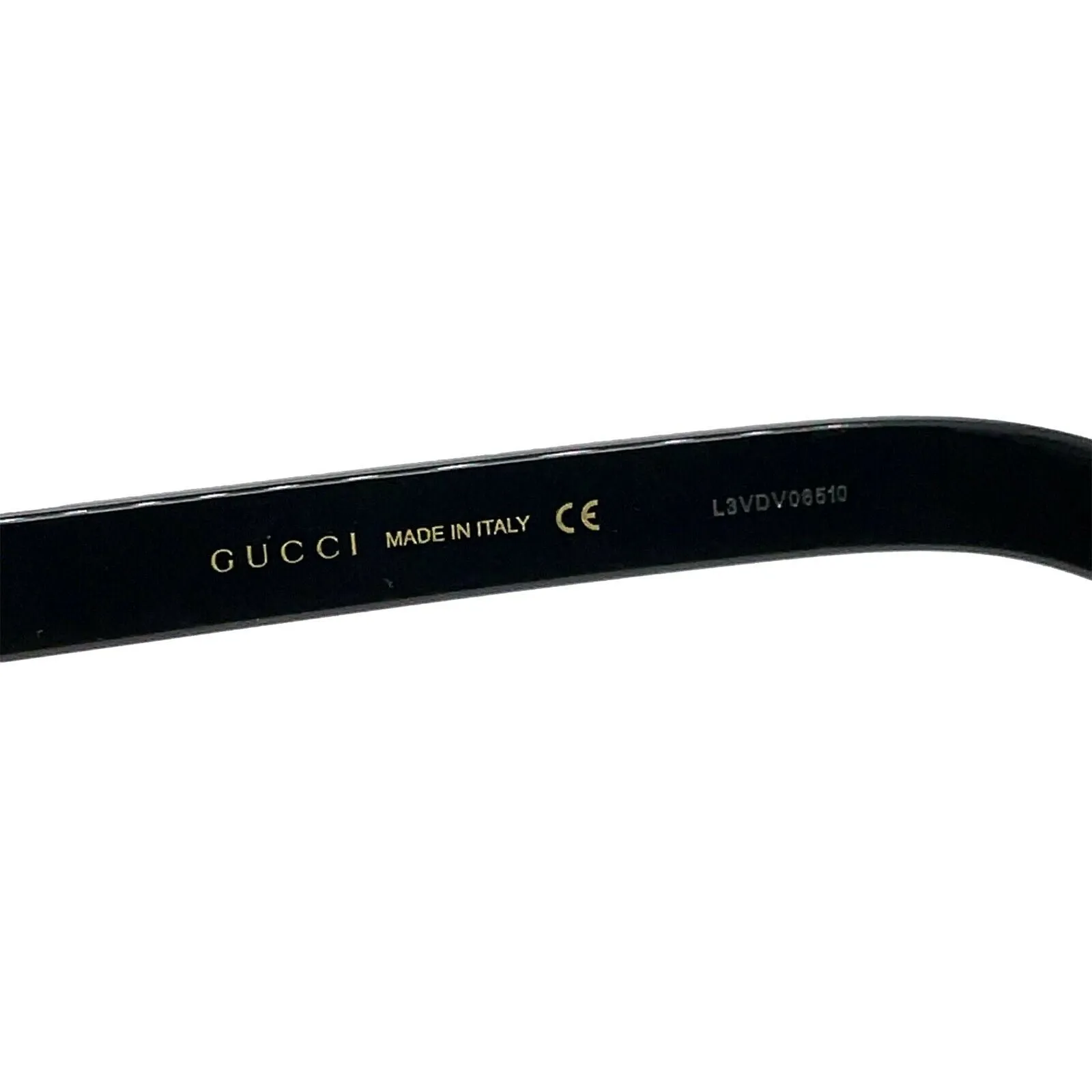 Gucci - New w/ Tags - Acetate Geometric Cat Eye GG0496S Black/Brown Sunglasses