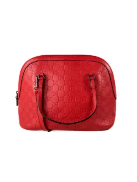 Gucci red Poppy dome bag 420023 493075