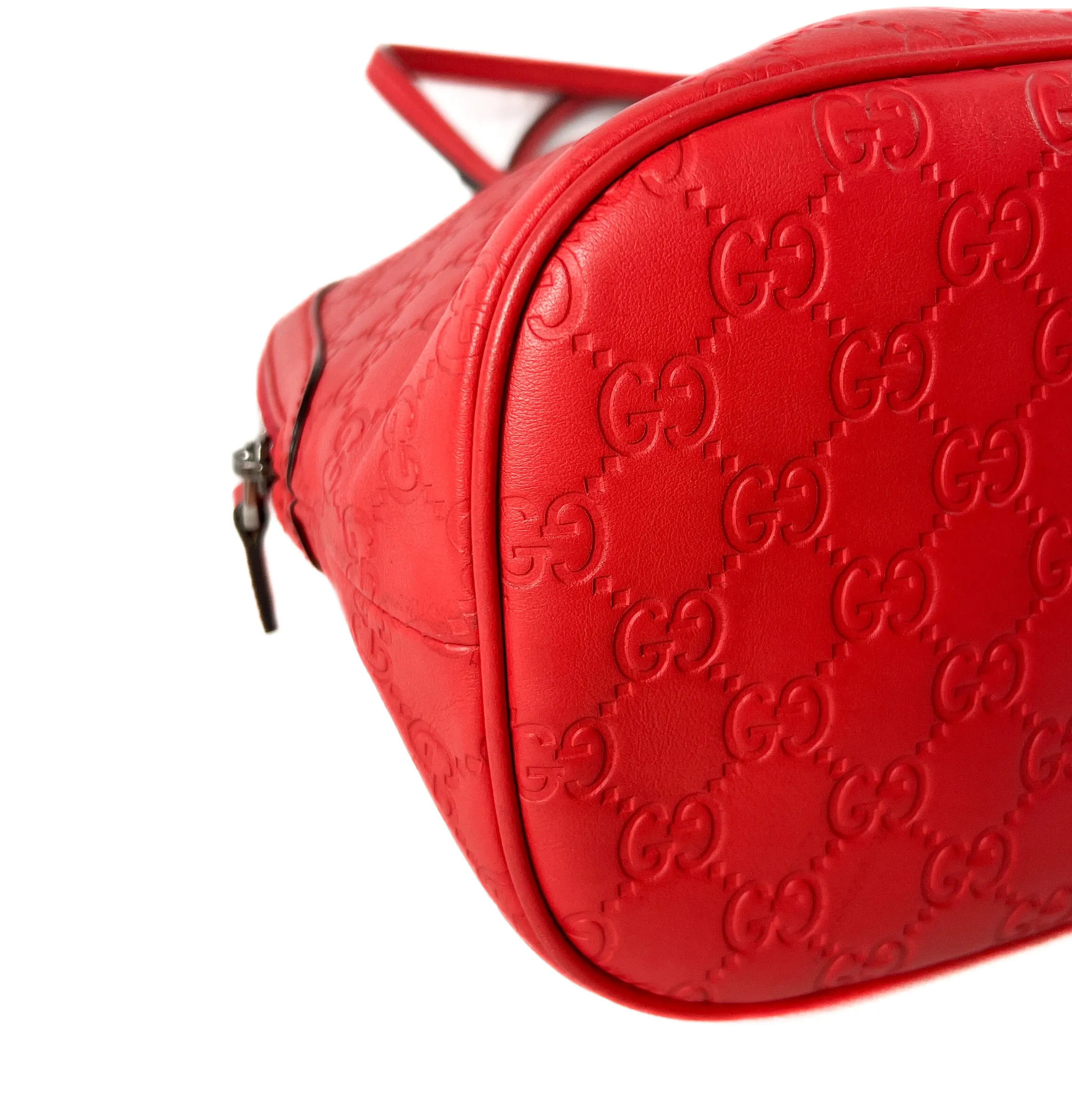 Gucci red Poppy dome bag 420023 493075