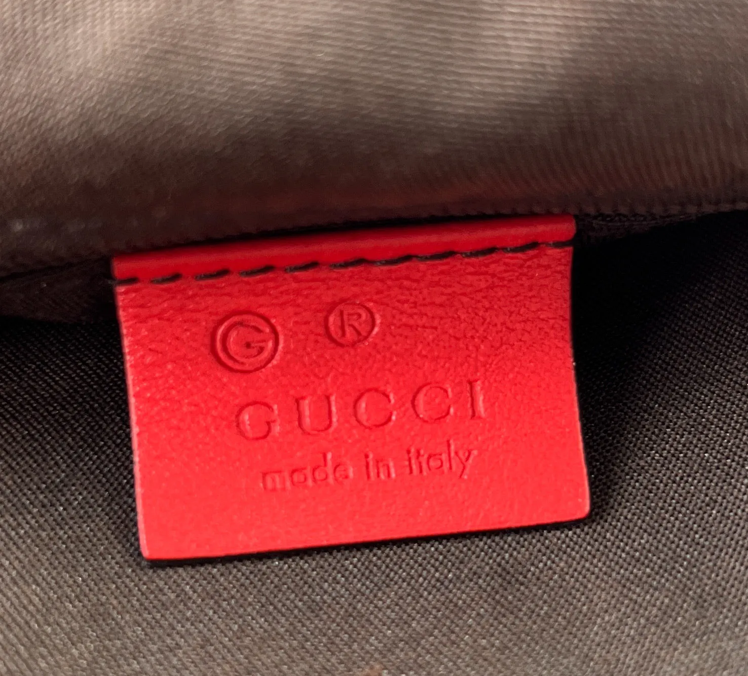 Gucci red Poppy dome bag 420023 493075