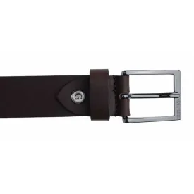 Guess Men's Logo Belt- Brown BM7252LEA35