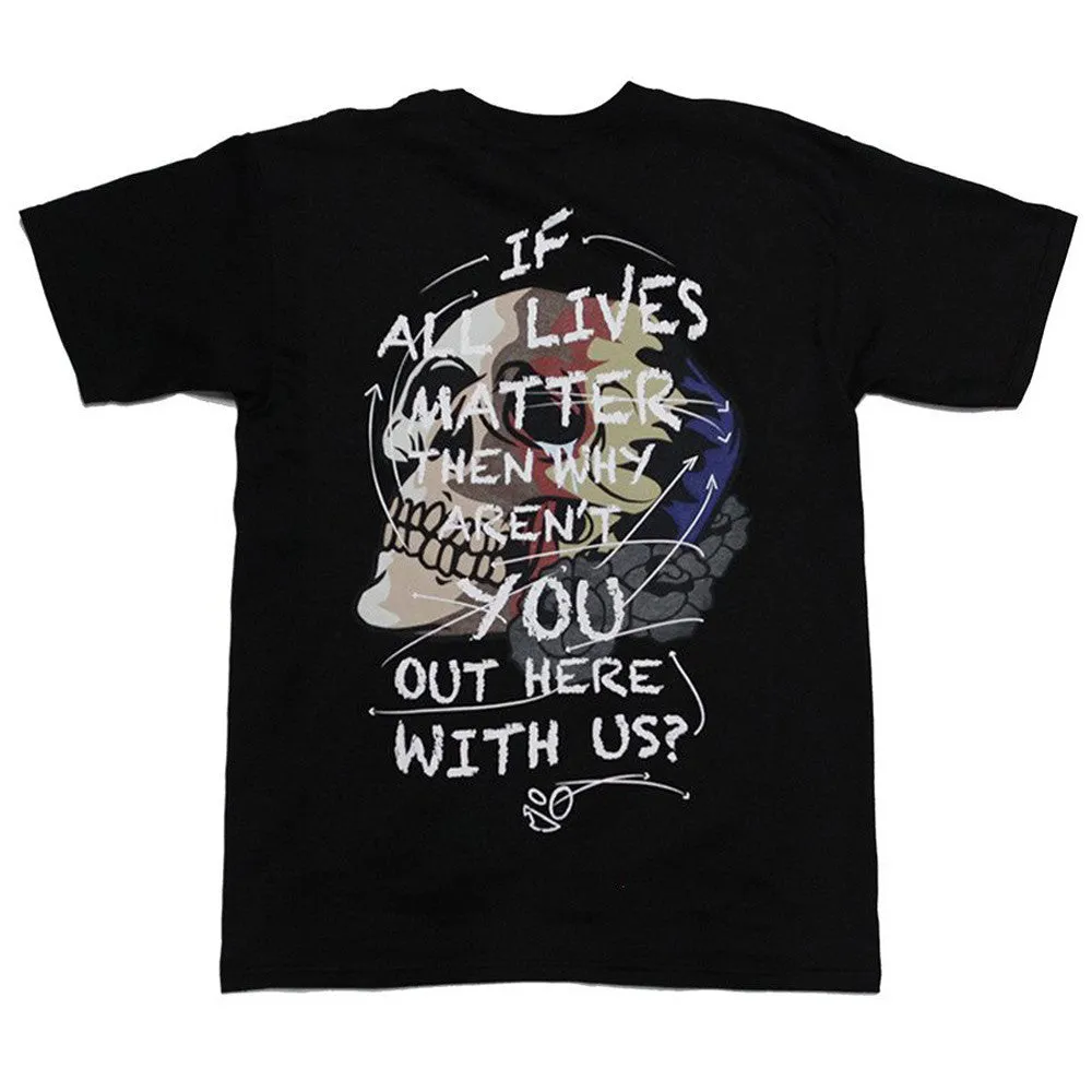 IF ALL LIVES MATTER Black Tee