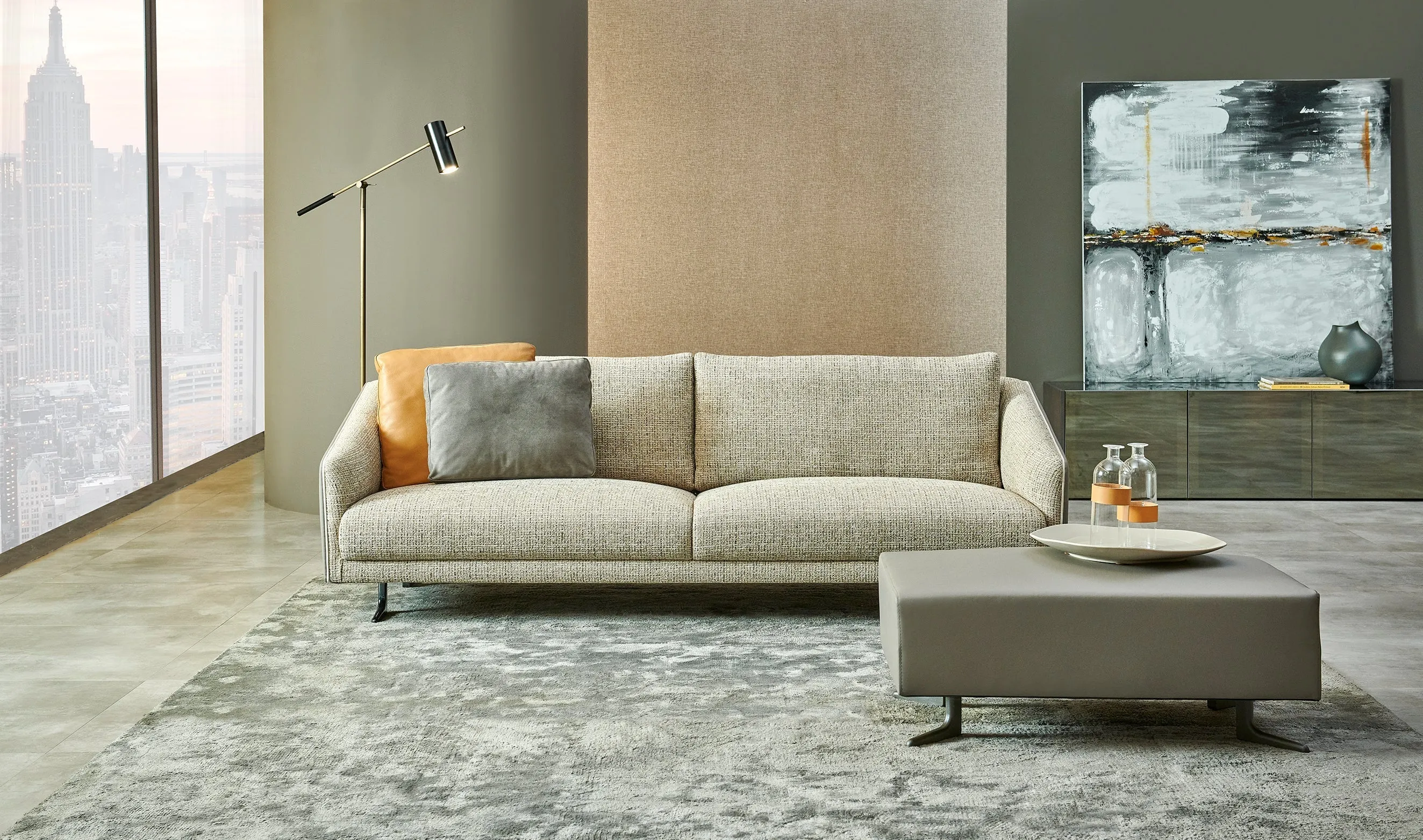 Ikon Wide Dual Upholstery Corner Sofa