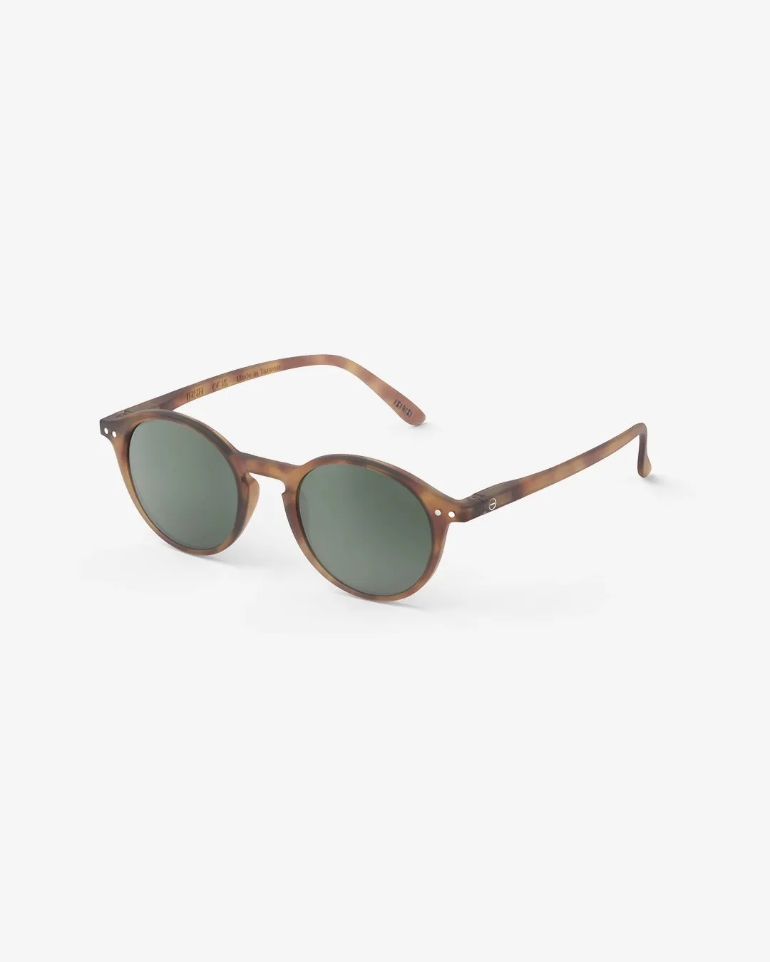 Izipizi Sunglasses #D Soft Green Lenses - Havane