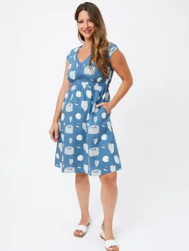 Jaya Dress - Fruity Blue