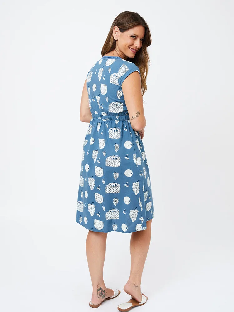 Jaya Dress - Fruity Blue