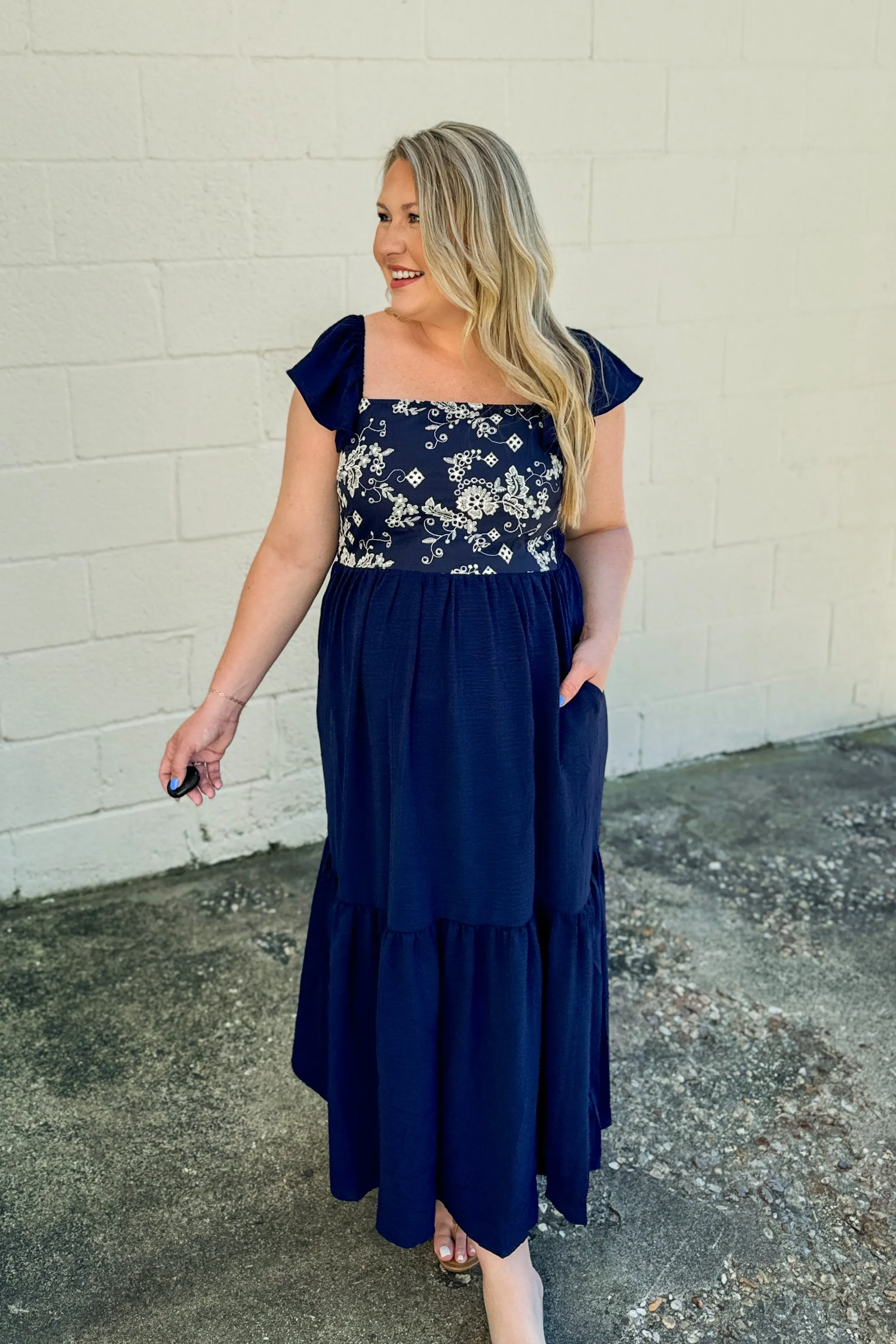 Lasting Daydream Babydoll maxi Dress