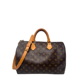 Louis Vuitton Monogram Speedy Bandoulière 35