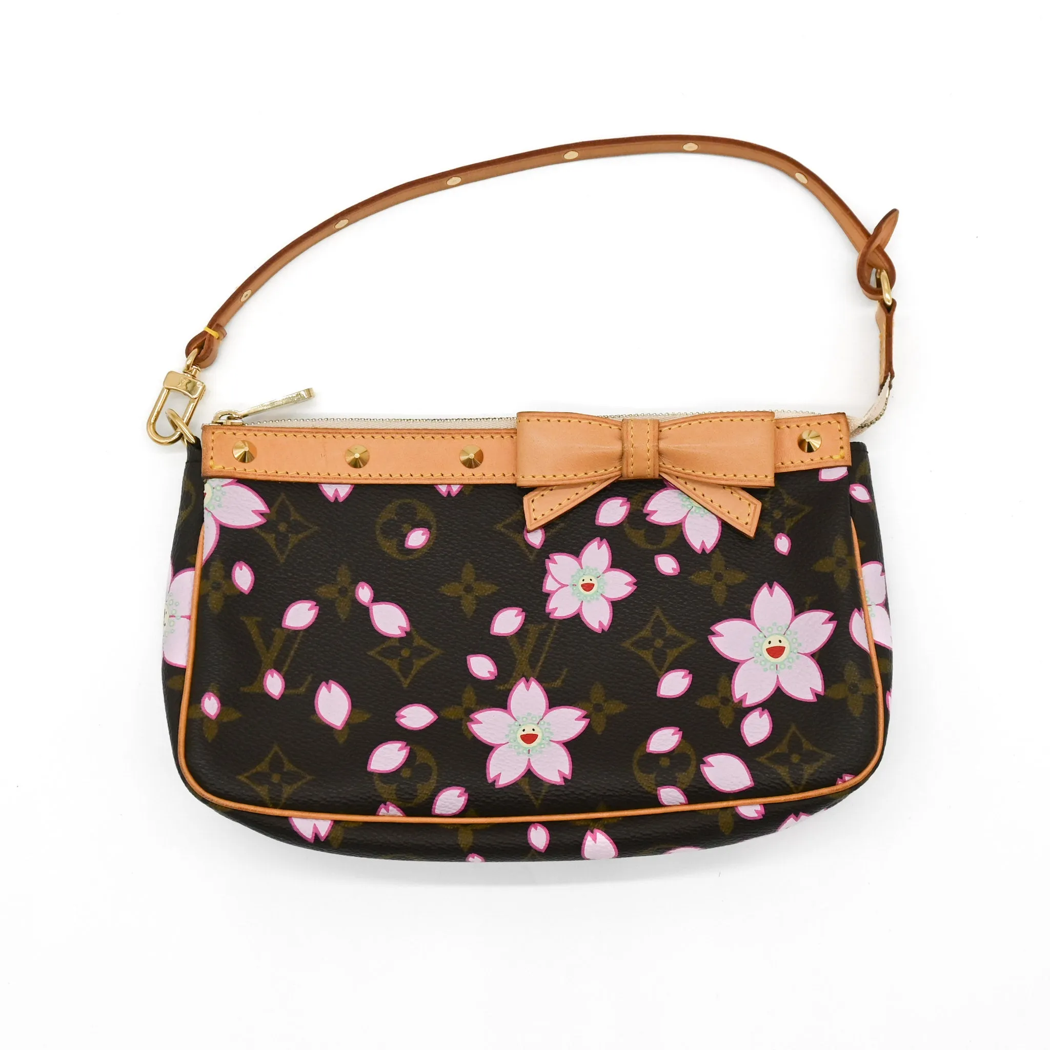 Louis Vuitton Takashi Murakami Cherry Blossom Monogram Pochette Accessoires