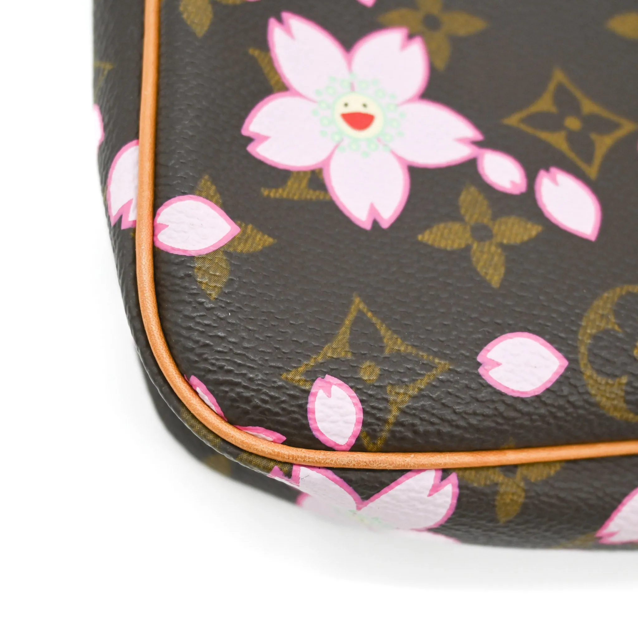 Louis Vuitton Takashi Murakami Cherry Blossom Monogram Pochette Accessoires