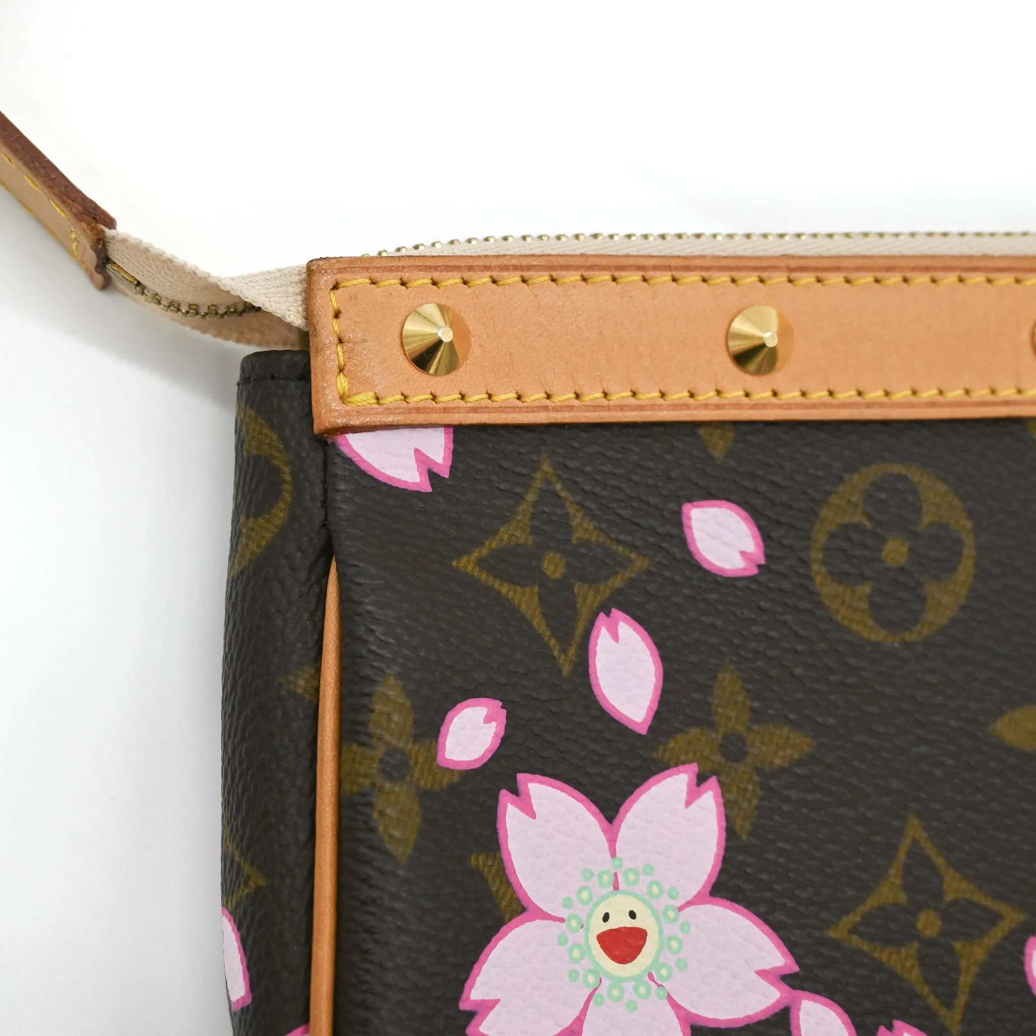 Louis Vuitton Takashi Murakami Cherry Blossom Monogram Pochette Accessoires