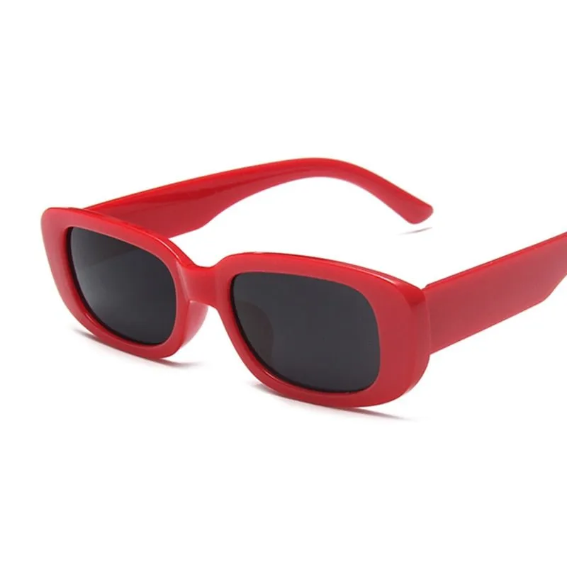 Luxury Brand Travel Small Rectangle Sun Glasses