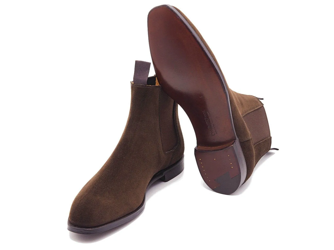 Maitland Dark Brown Calf Suede