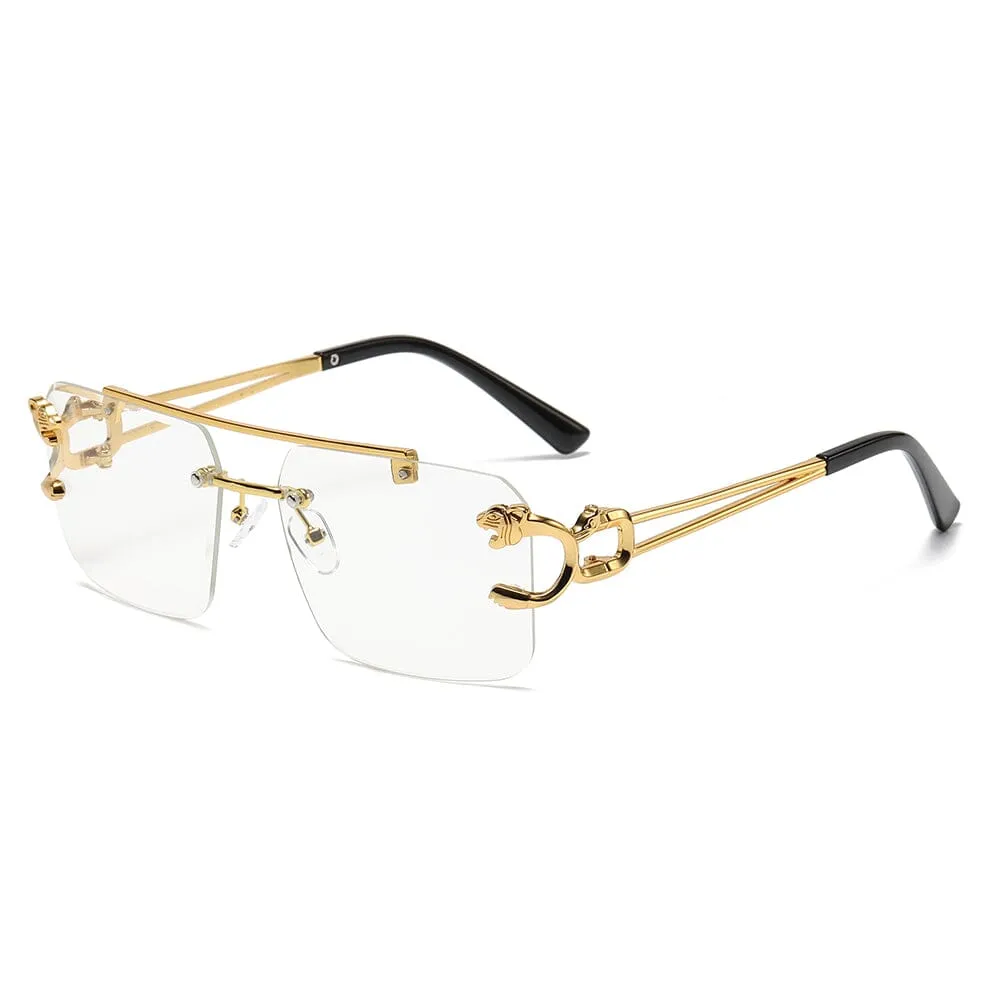 Mastermind - Gold & White Sunglasses