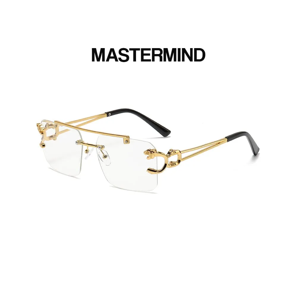 Mastermind - Gold & White Sunglasses