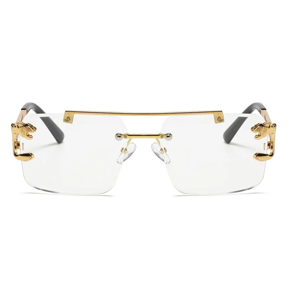 Mastermind - Gold & White Sunglasses