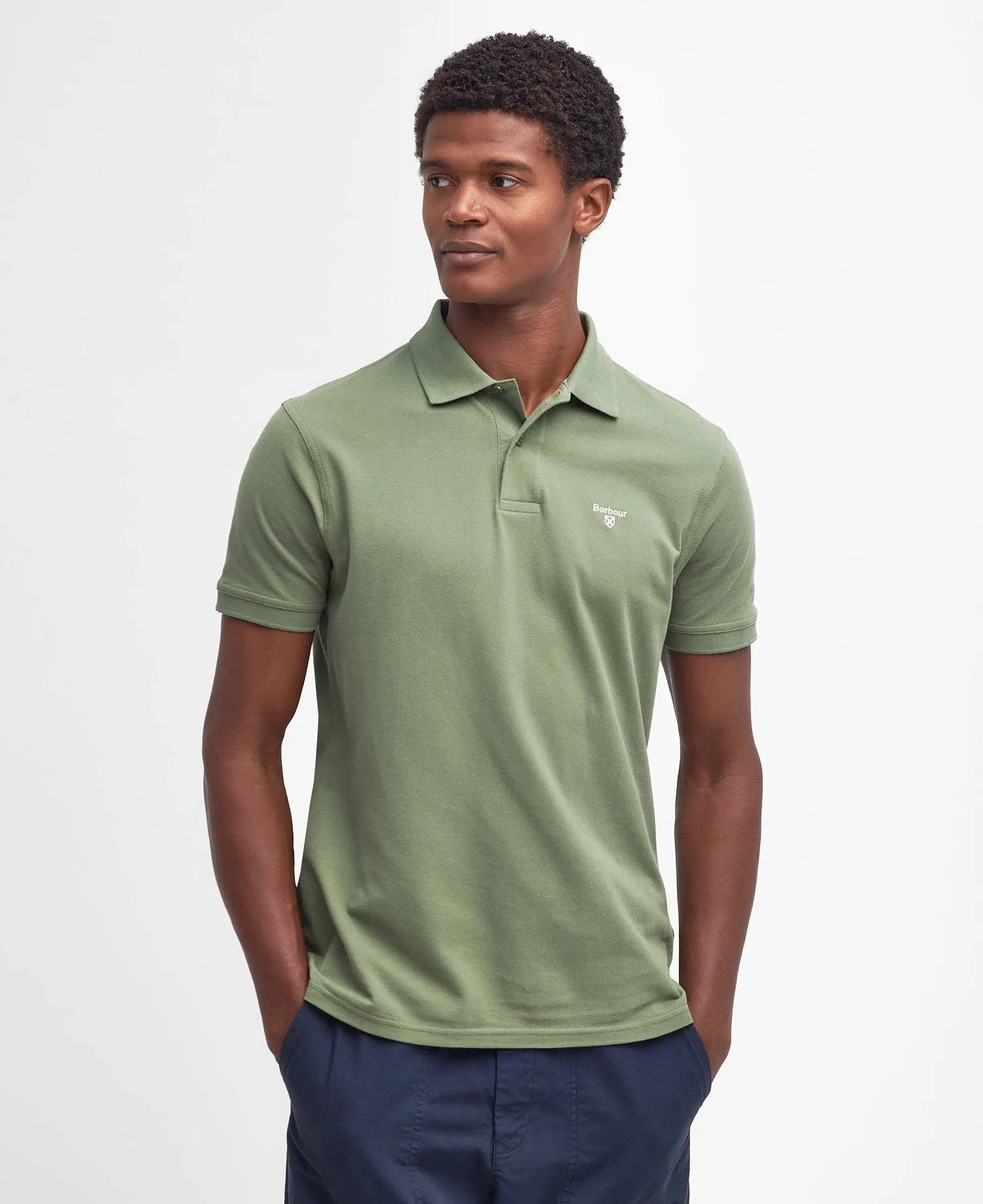 Men's Barbour | Lightweight Sports Polo | Burnt Olive