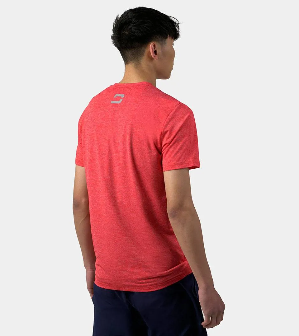 MEN'S FLEK STRETCH SPORTS T-SHIRT - RED