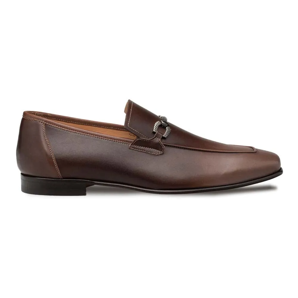 Mezlan Brunello Taupe/Brown Two-Tone Bit Loafer