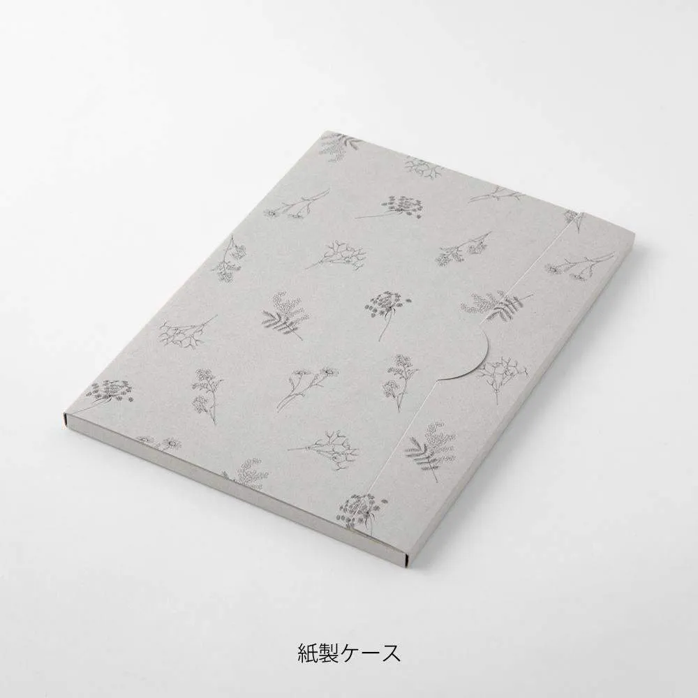 Midori Letter Set 317 Flower Color Washi Paper - Blue