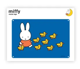 Miffy ducks Metal Sign