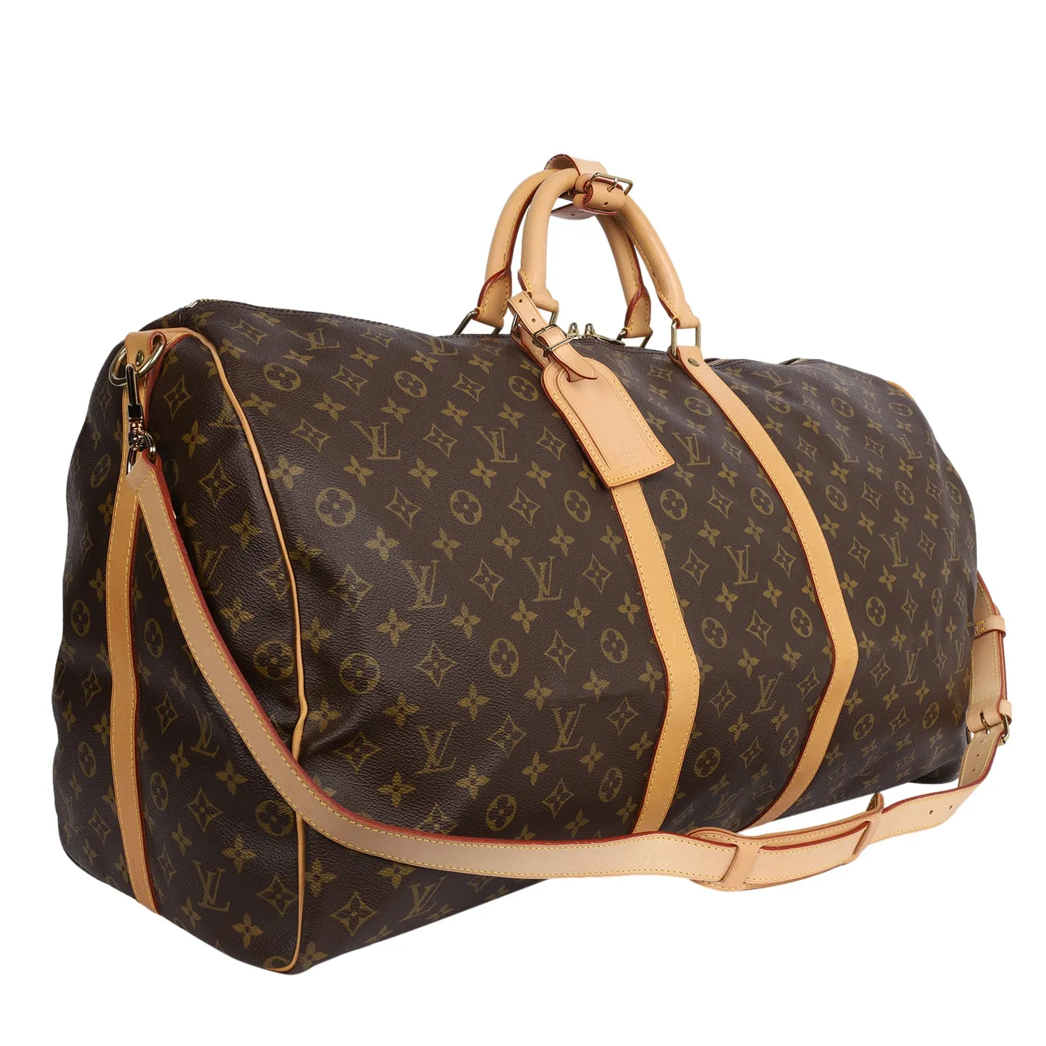 Monogram Keepall 60 Bandouliere Duffle (Authentic Pre-Owned)