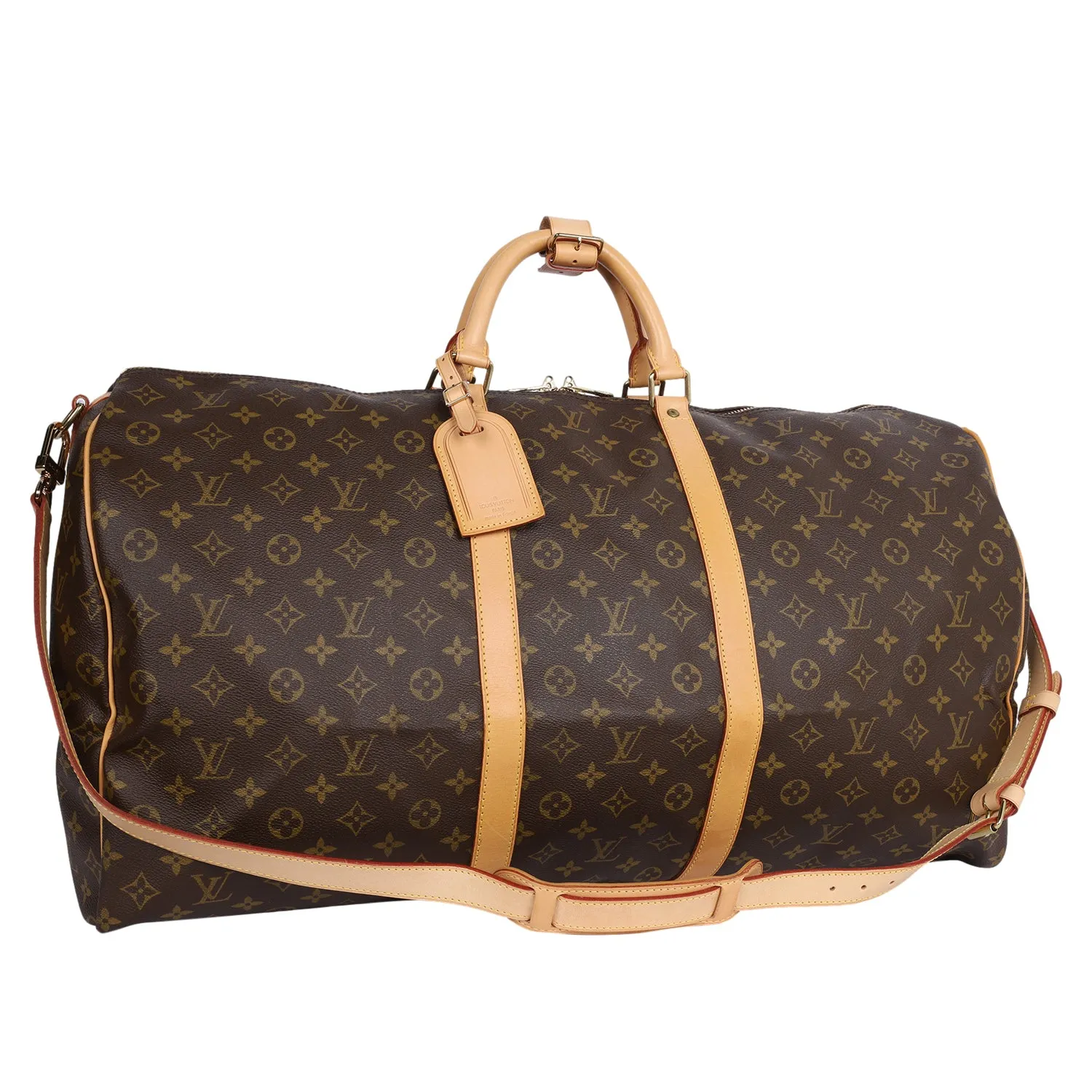 Monogram Keepall 60 Bandouliere Duffle (Authentic Pre-Owned)