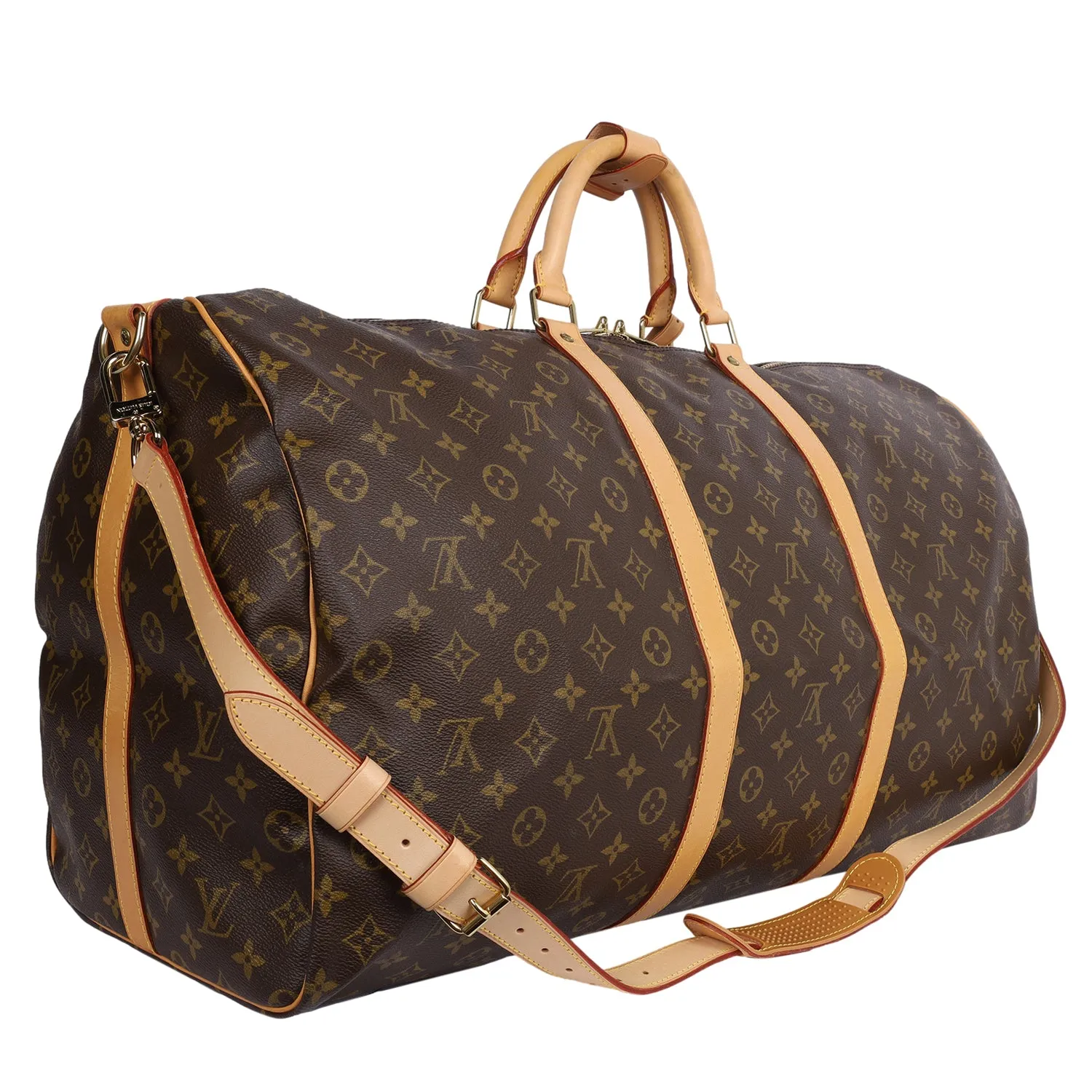 Monogram Keepall 60 Bandouliere Duffle (Authentic Pre-Owned)