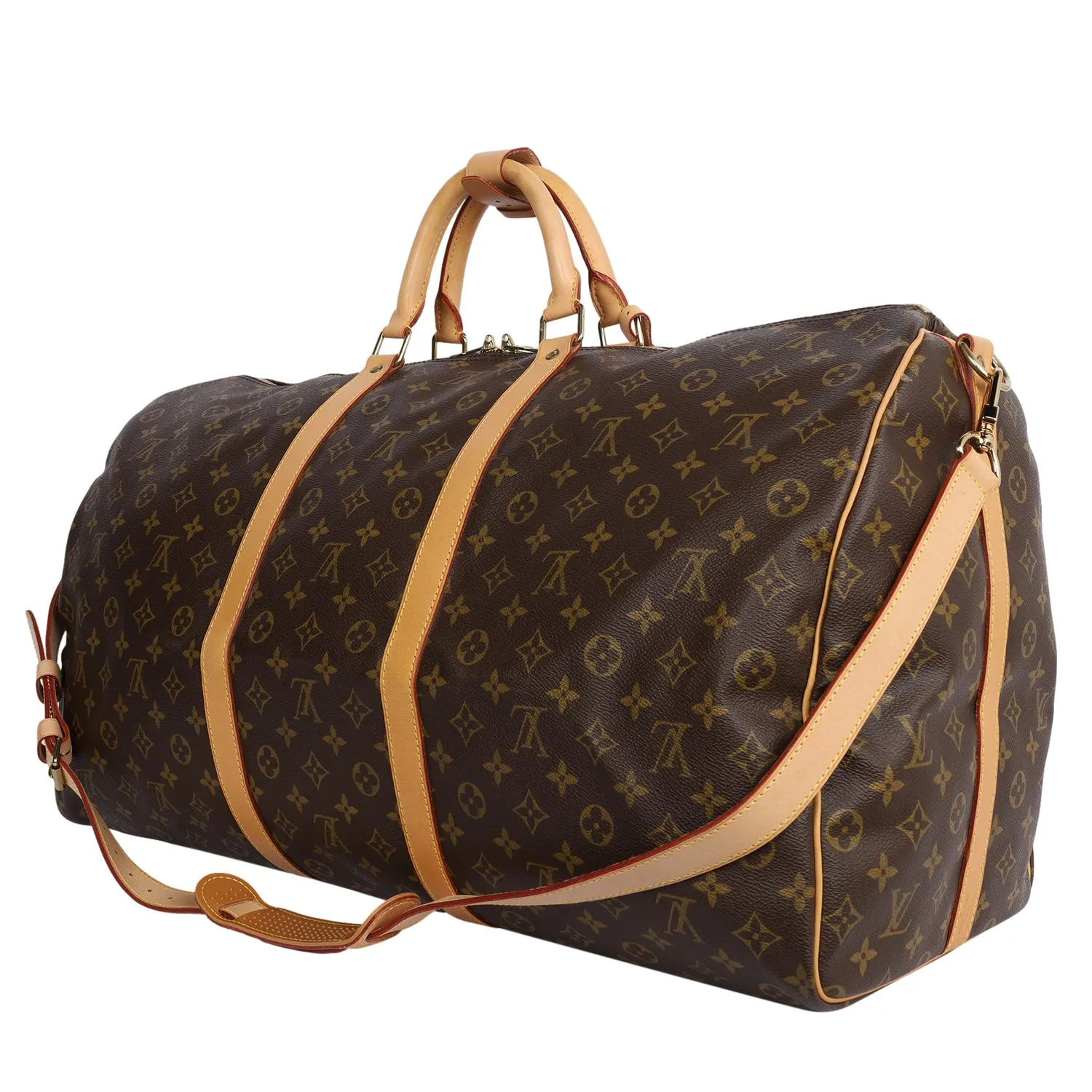 Monogram Keepall 60 Bandouliere Duffle (Authentic Pre-Owned)